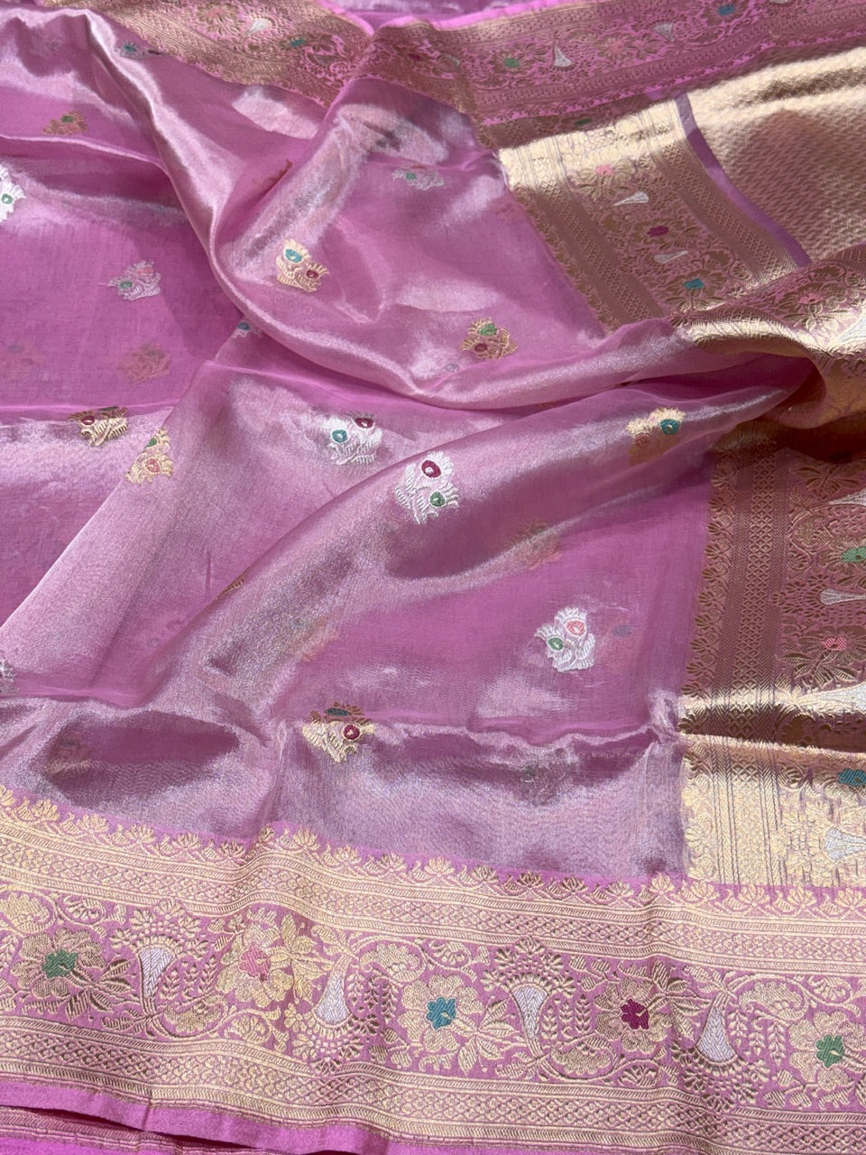 Handwoven Banarasi Pure Tissue Saree