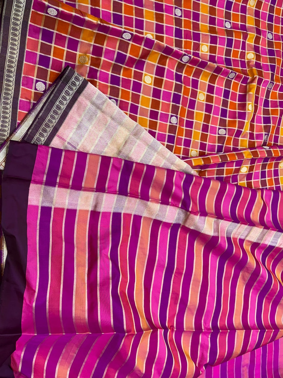 Handwoven Banarasi Rangkaat Saree