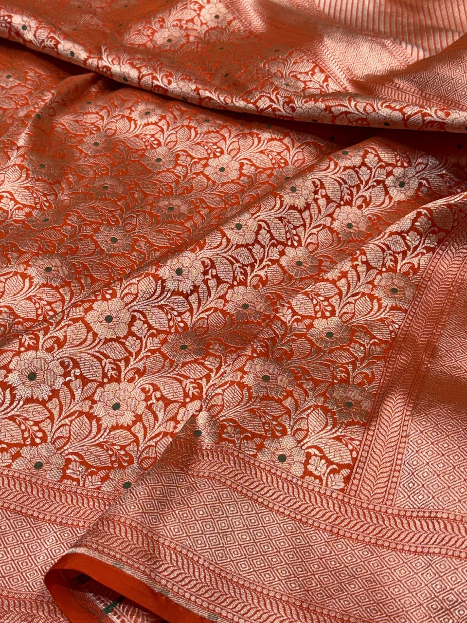 Banarasi Minakari Pure Katan Silk Brocade Saree