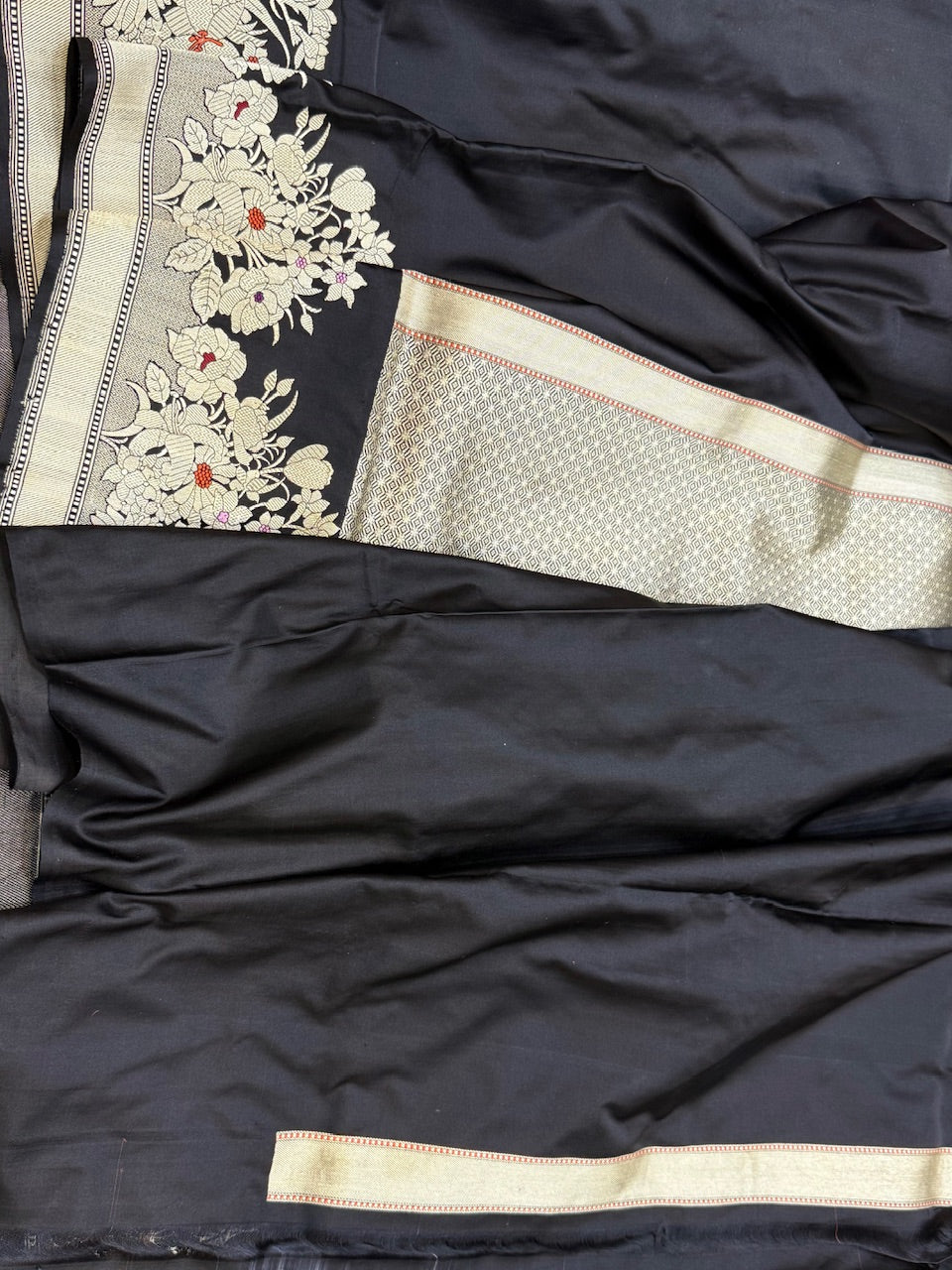 Handwoven Banarasi Pure Mashru Satin Silk Saree