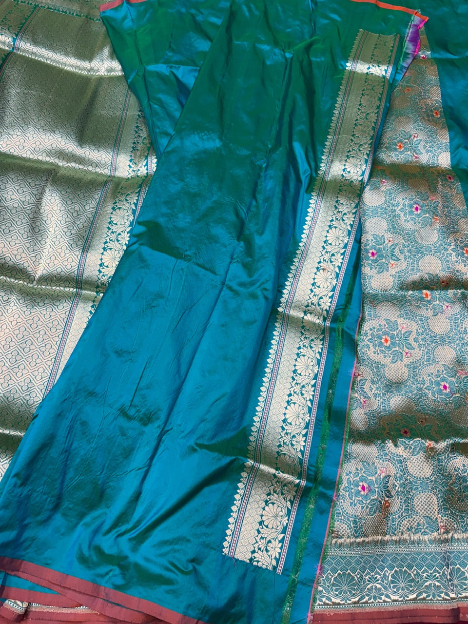 Handwoven Pure Silk Brocade Saree