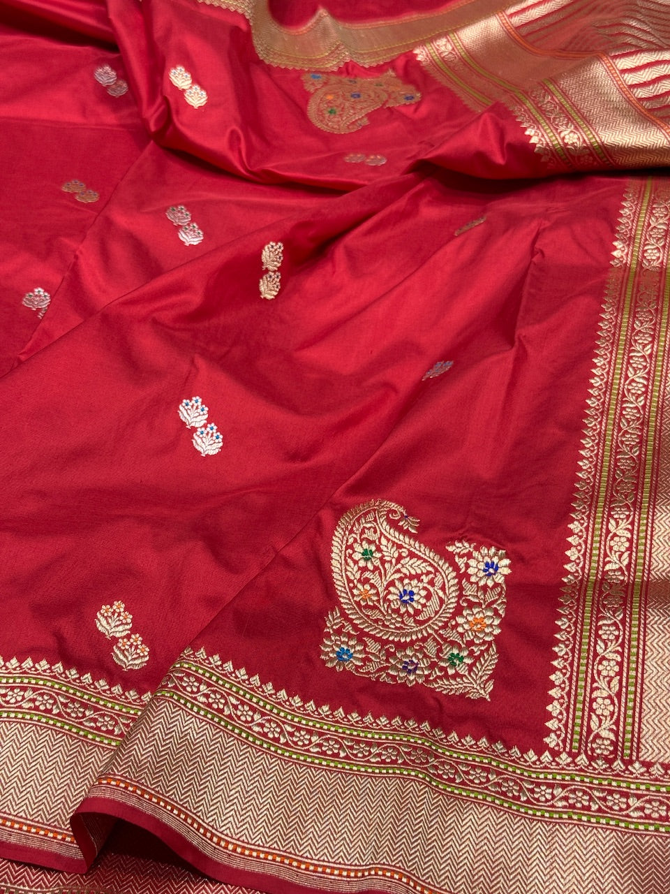 Handwoven Koniya Pure Banarasi Silk Saree