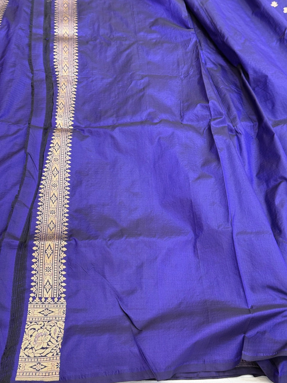 Royal Blue Banarasi Pure Silk Saree