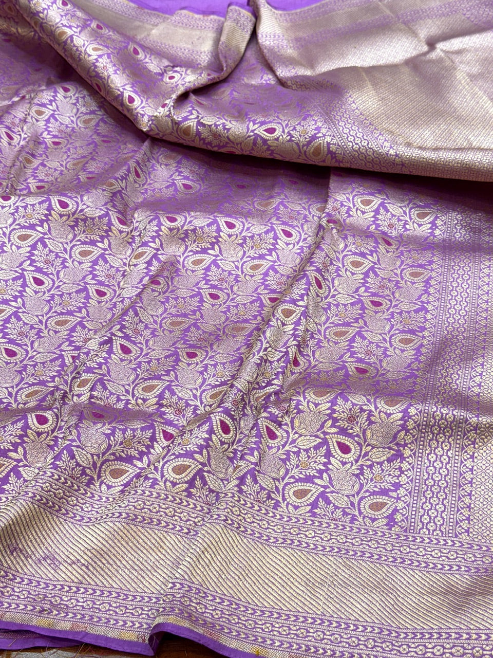 Banarasi Minakari Pure Silk Brocade Saree