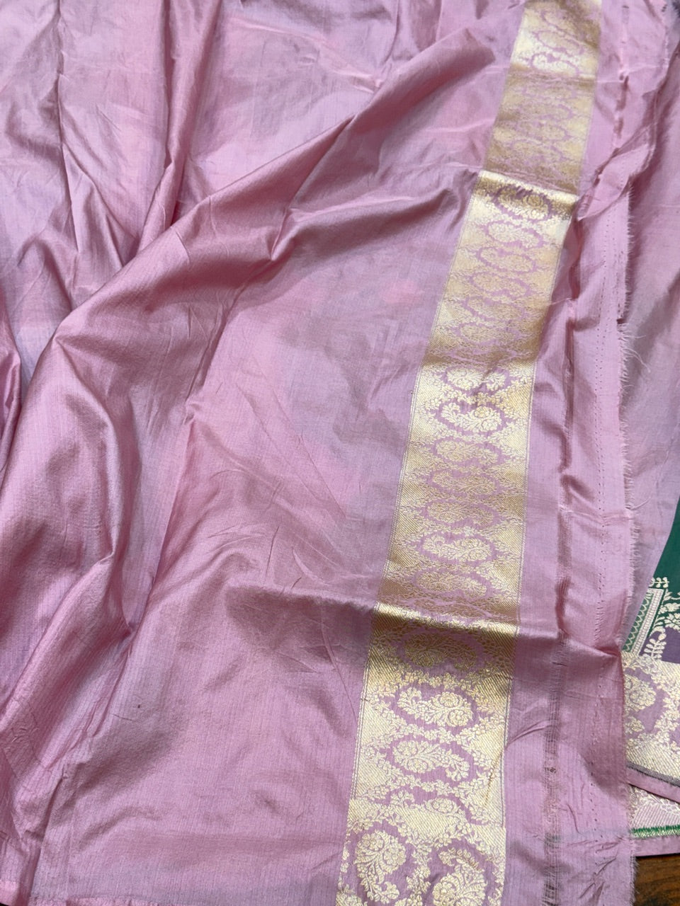 Yellow Banarasi Rangkaat Pure Silk Saree