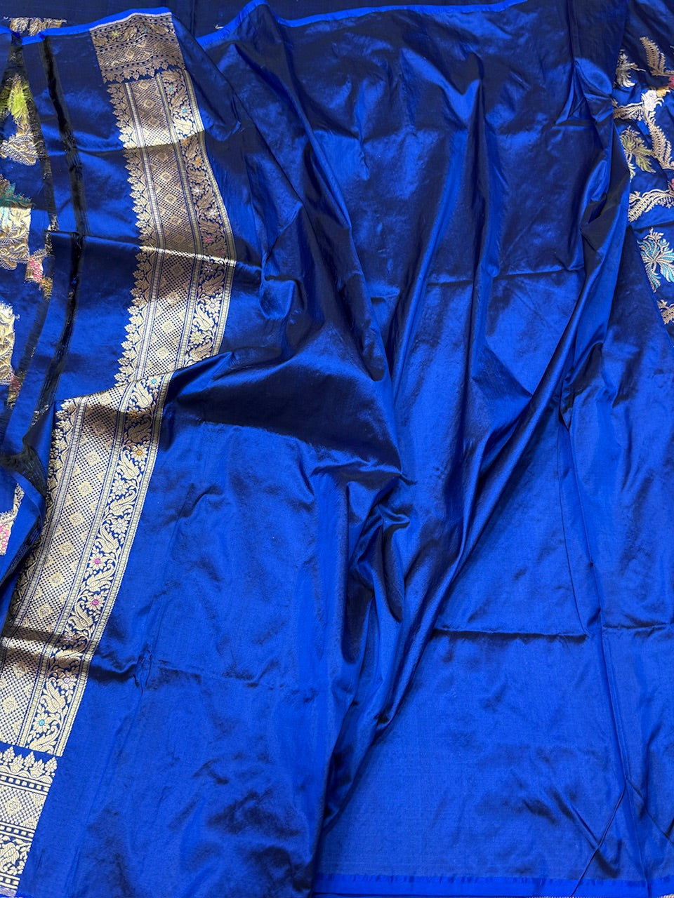 Royal Blue Handwoven Pure Banarasi Silk Saree