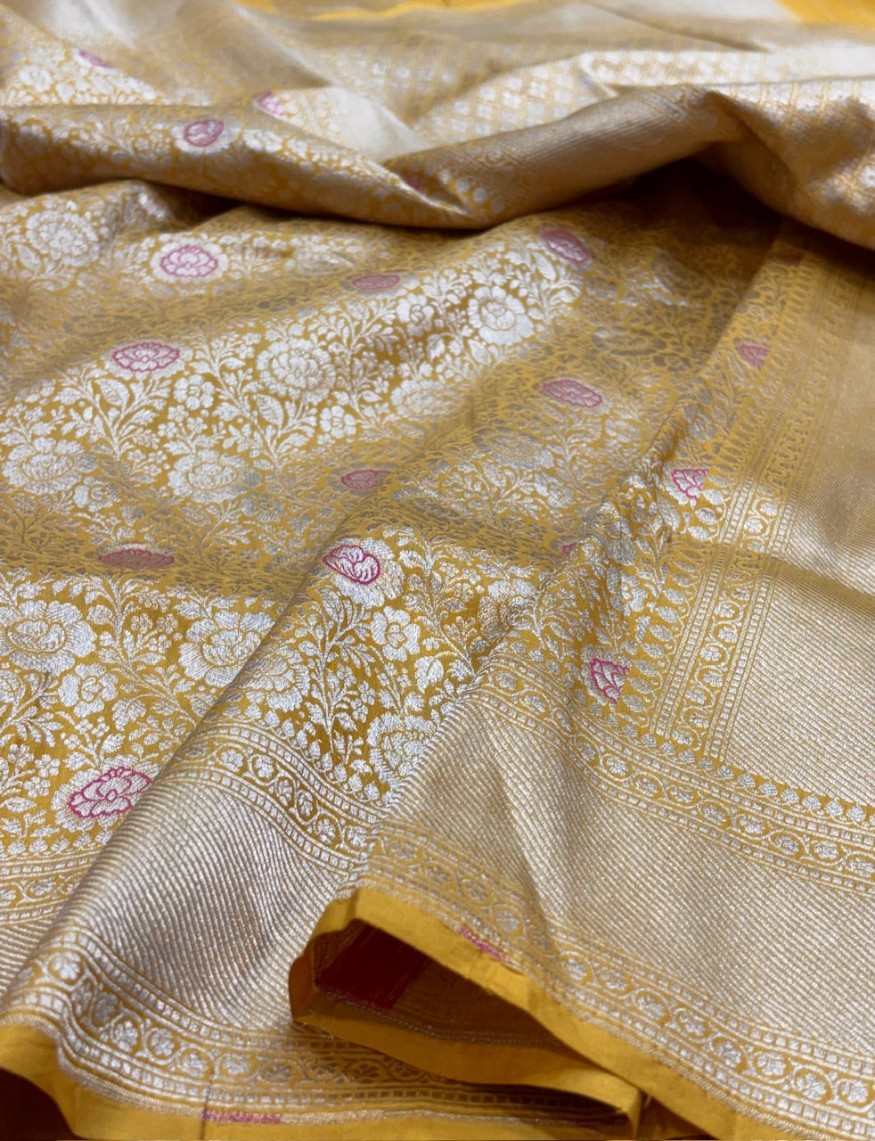 Banarasi Minakari Silk Brocade Saree