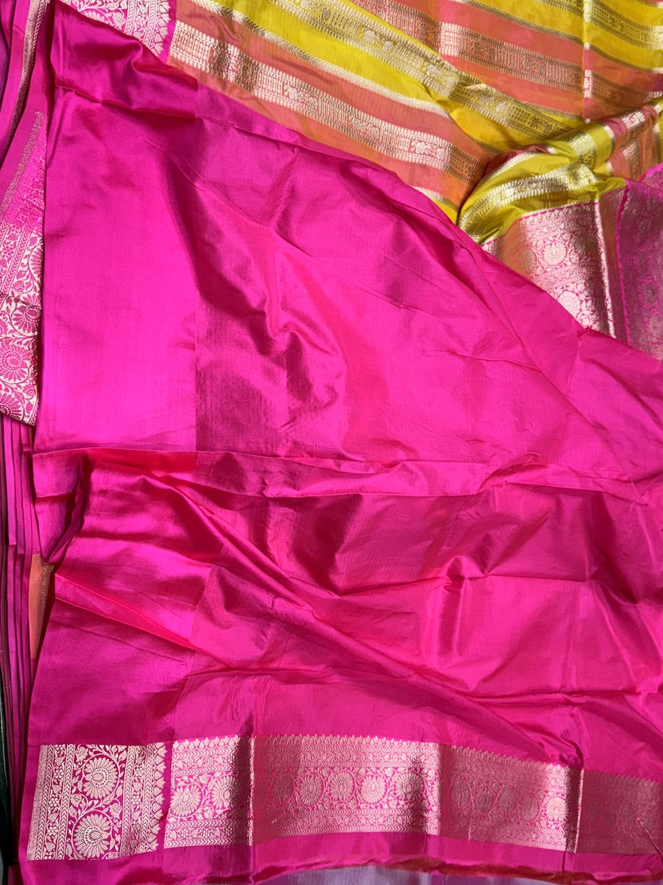 Multicolour Banarasi Pure Katan Silk Saree