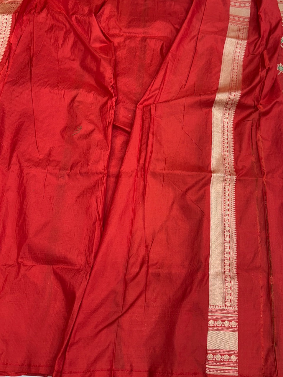 Yellow Banarasi Minakari Pure Silk Saree