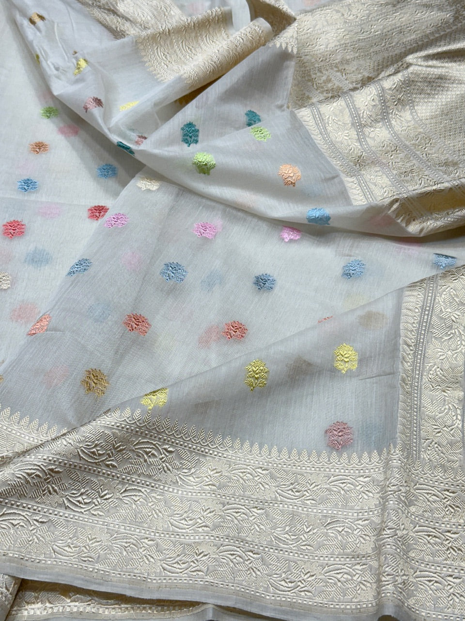 Handwoven Banarasi Cotton Saree