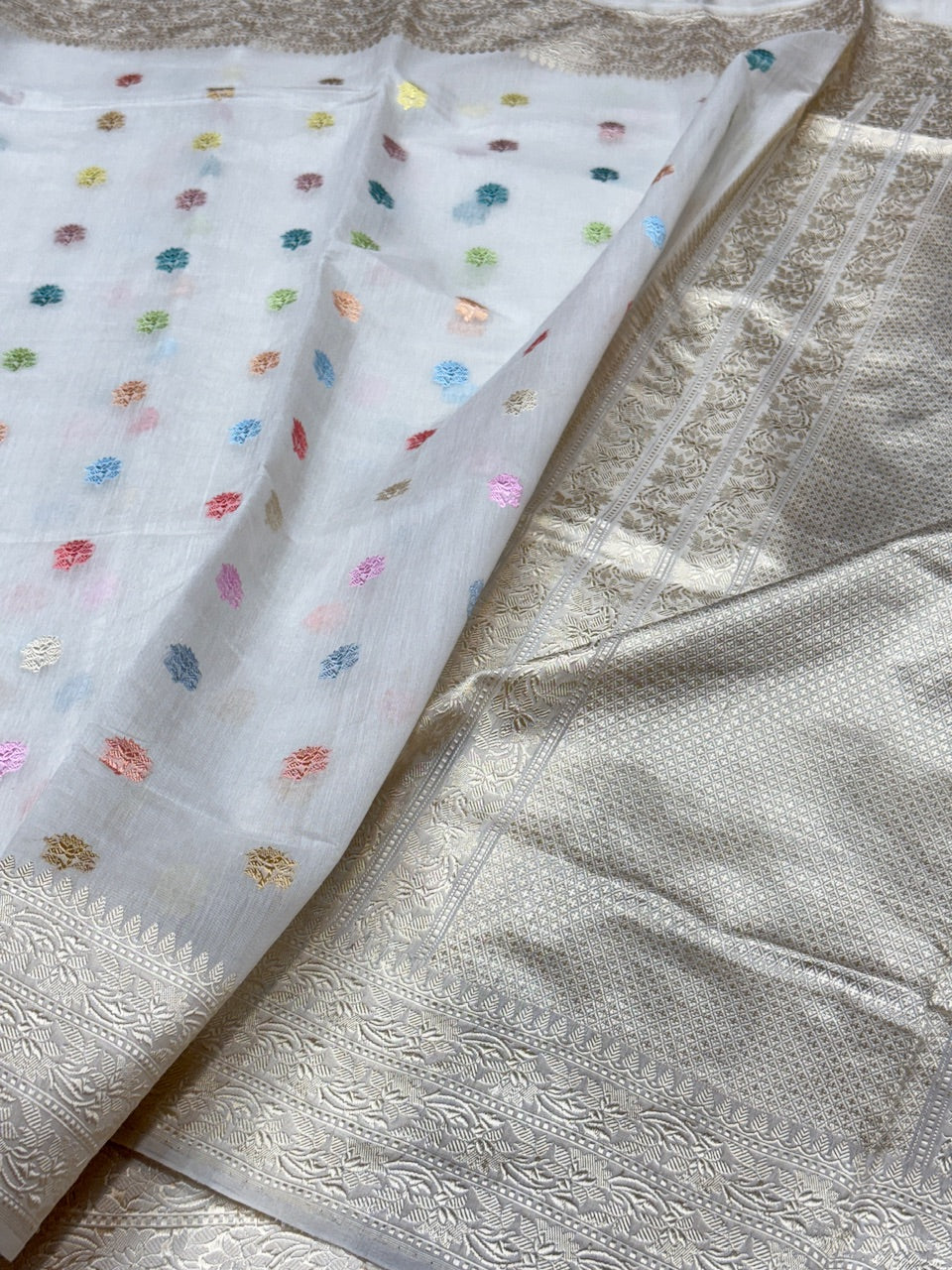 Handwoven Banarasi Cotton Saree