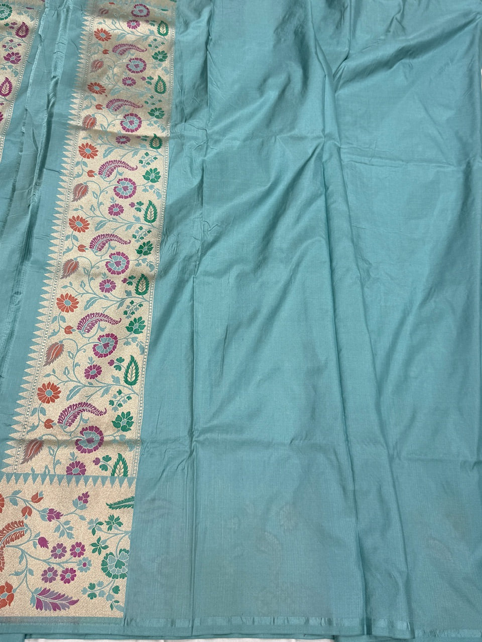 Banarasi Paithni Minakari Pure Silk Saree