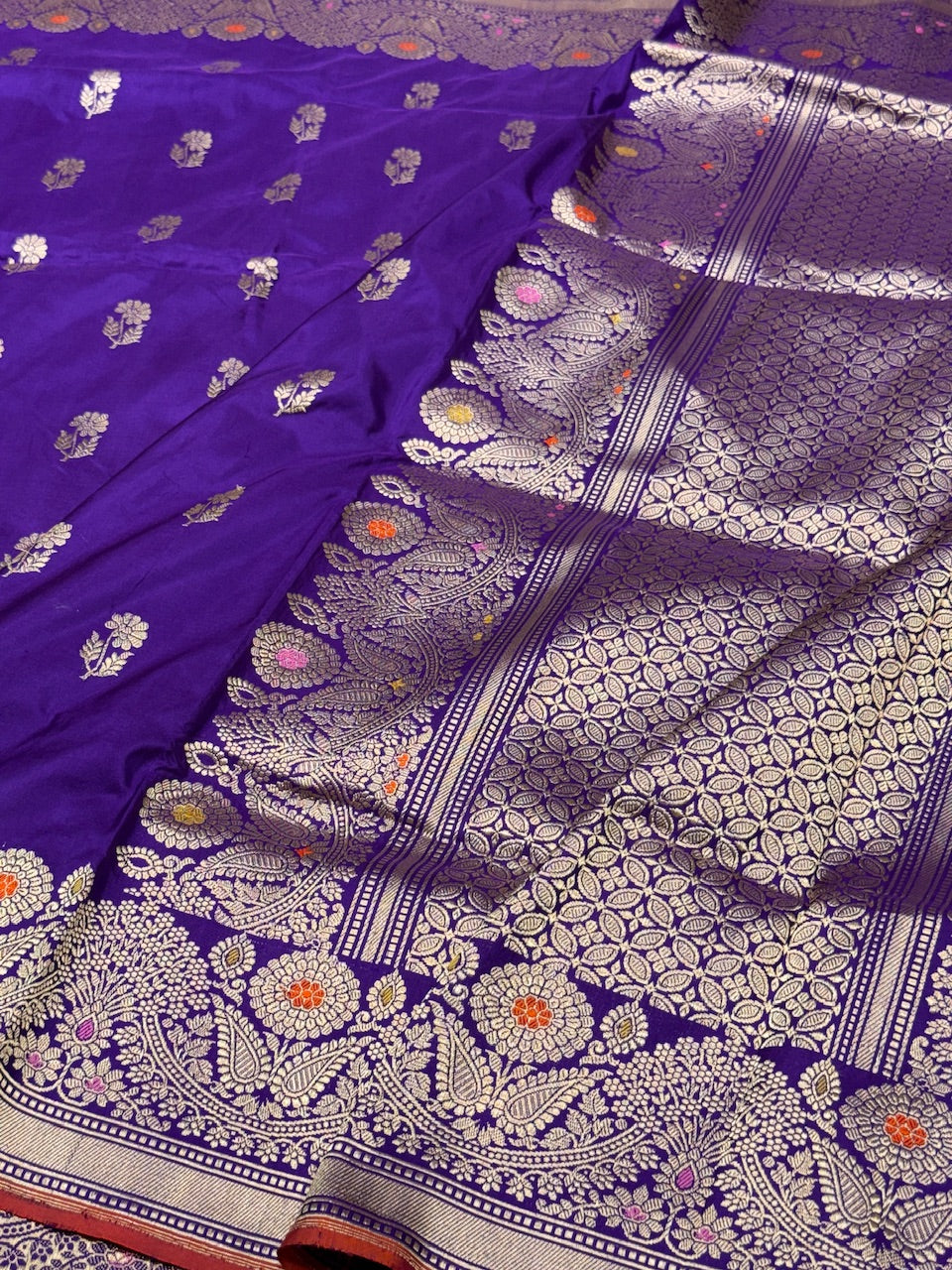 Red Handwoven Banarasi Pure Silk Saree