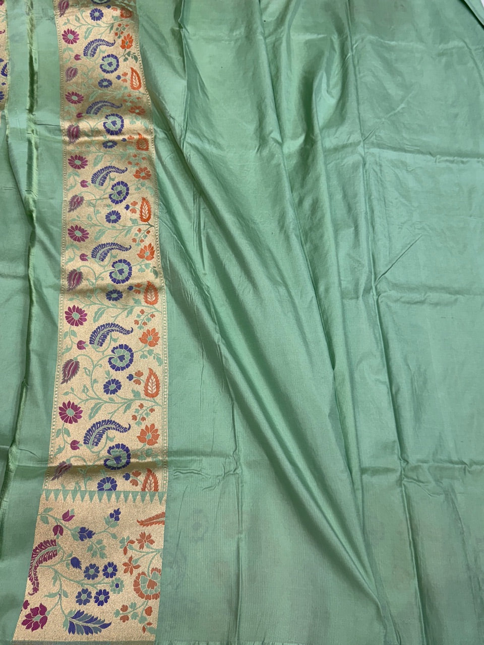 Banarasi Paithni Minakari Pure Silk Saree