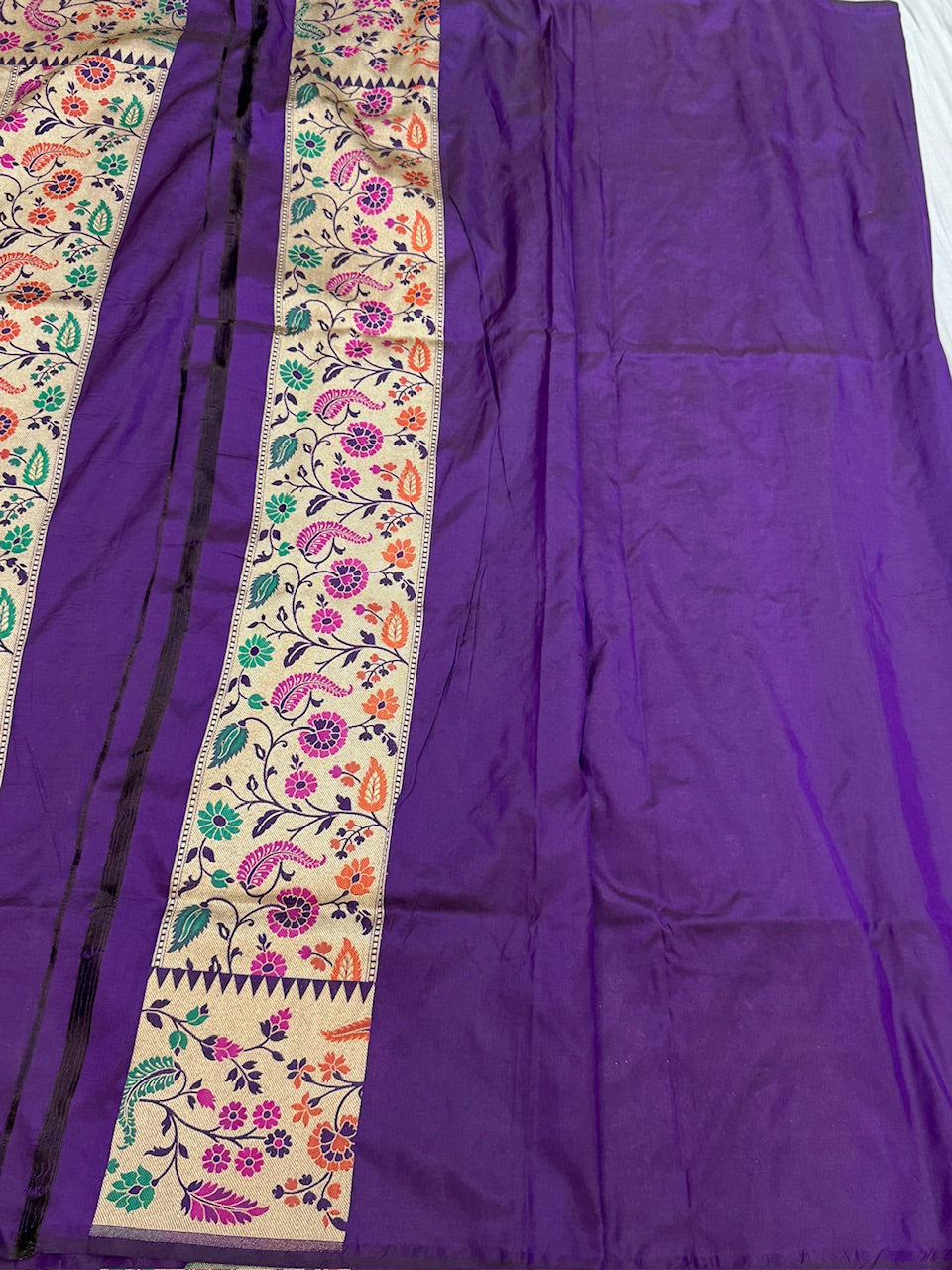 Banarasi Paithni Minakari Pure Silk Saree