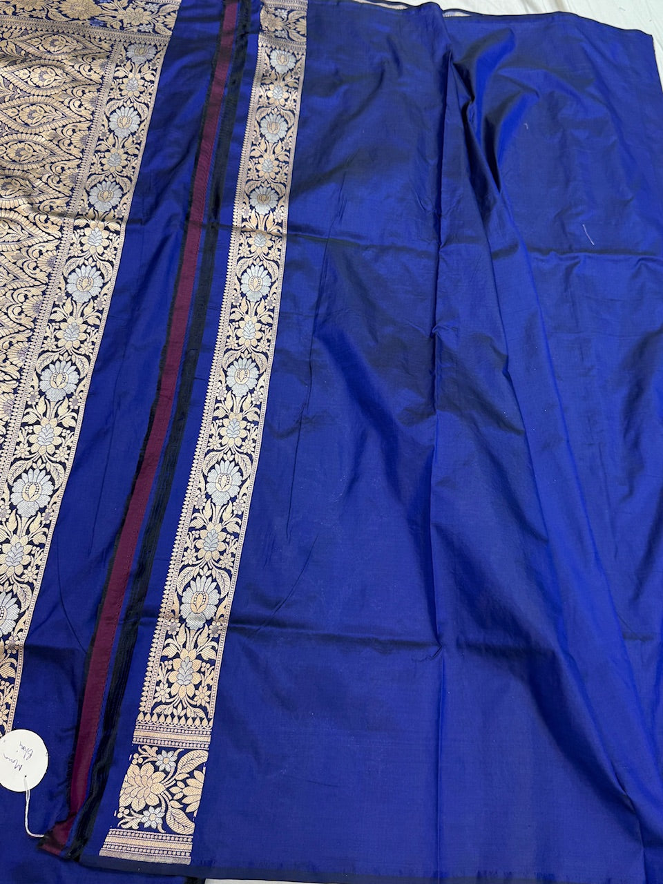 Orange Banarasi Minakari Pure Katan Silk Saree