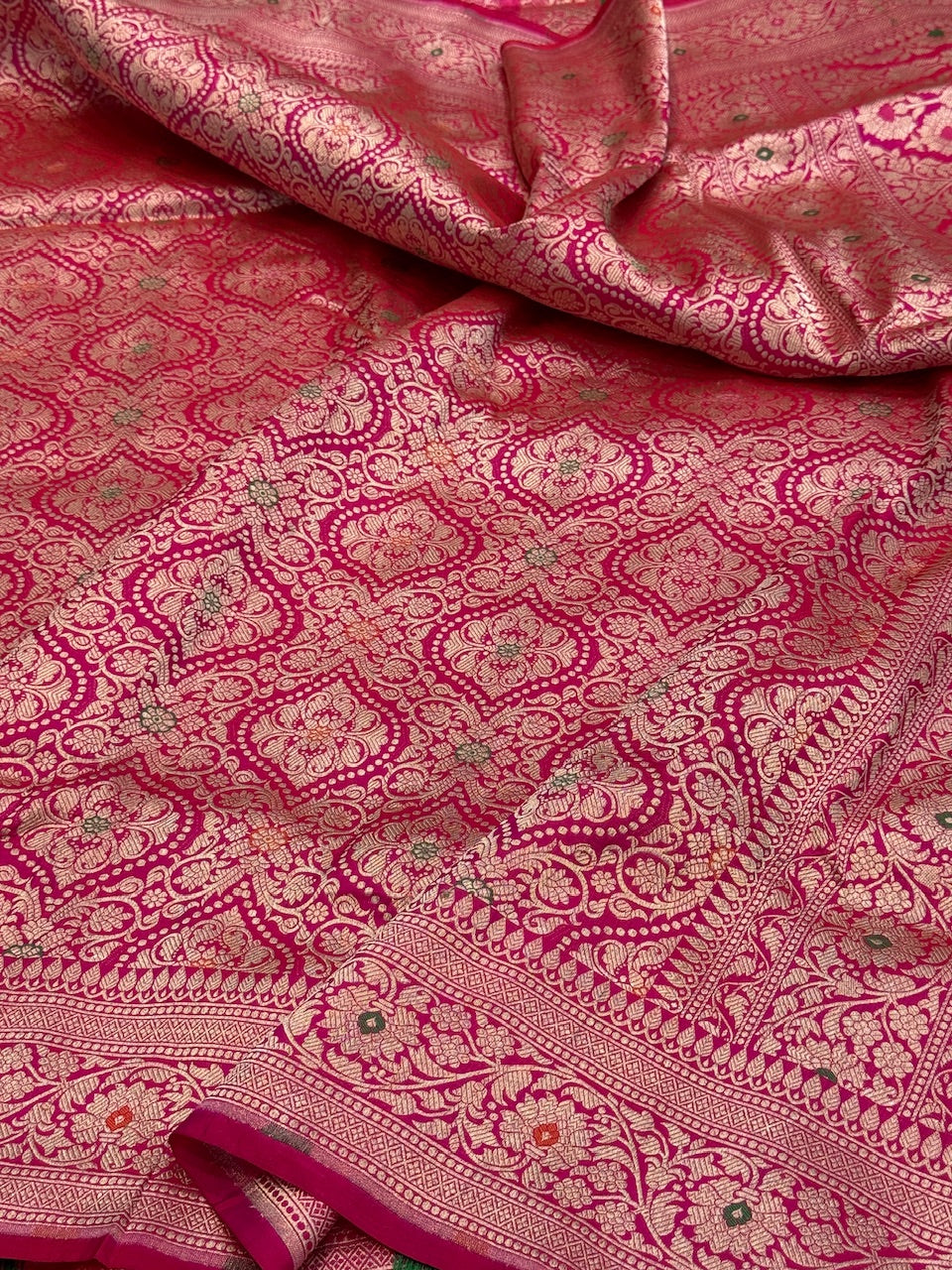 Banarasi Minakari Pure Katan Silk Brocade Saree