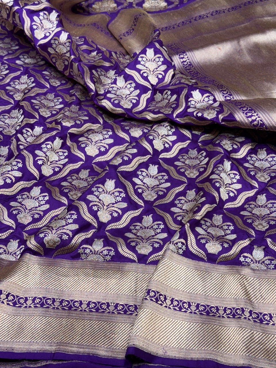 Handwoven Pure Banarasi Silk Saree