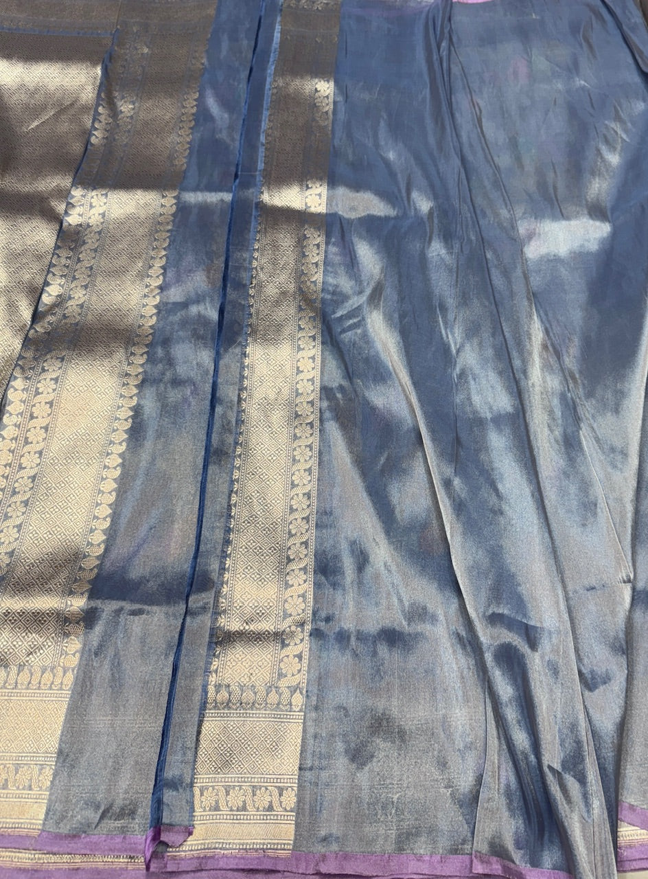 Handwoven Pure Banarasi Tissue Saree