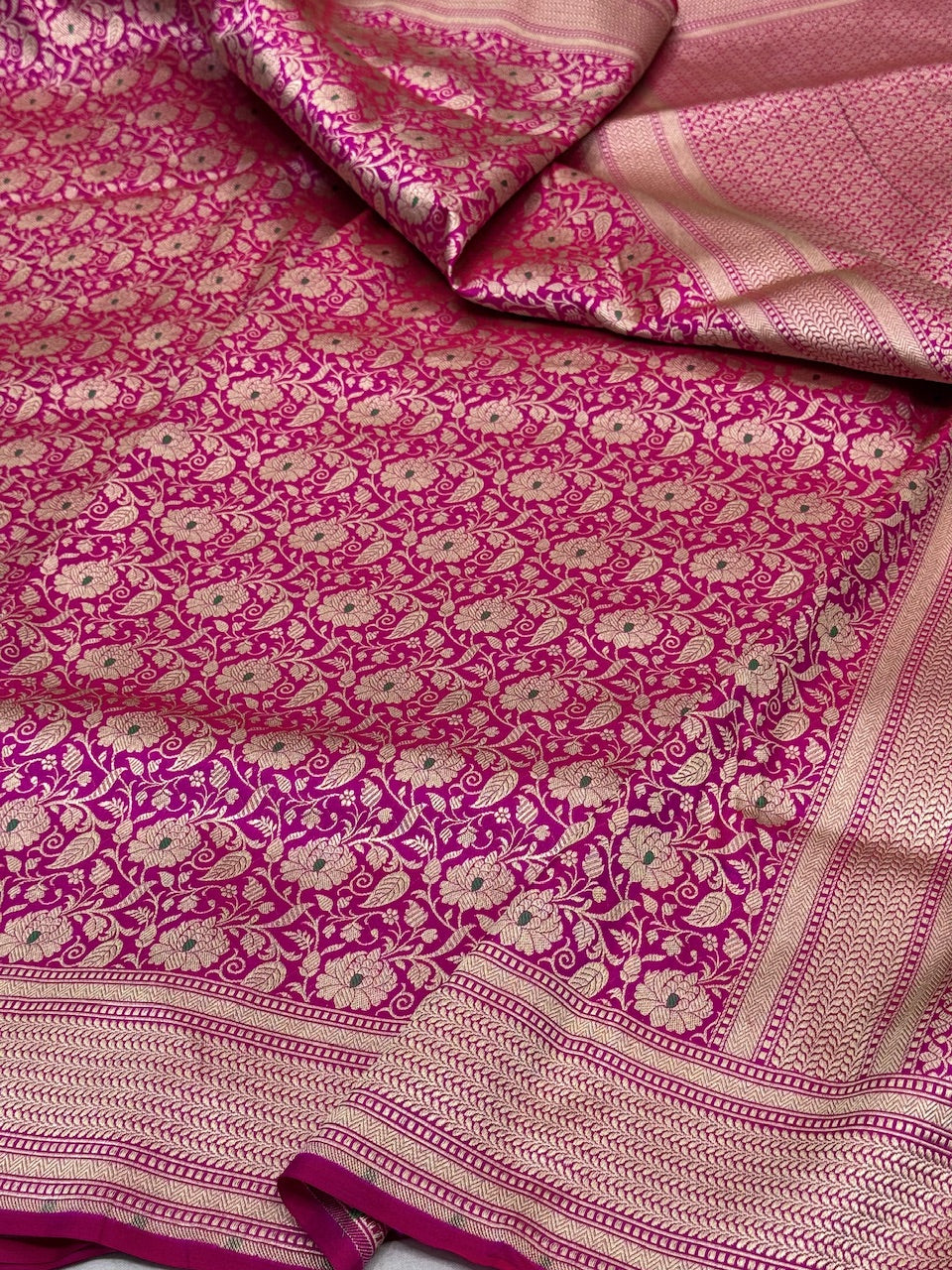 Banarasi Minakari Pure Silk Brocade Saree