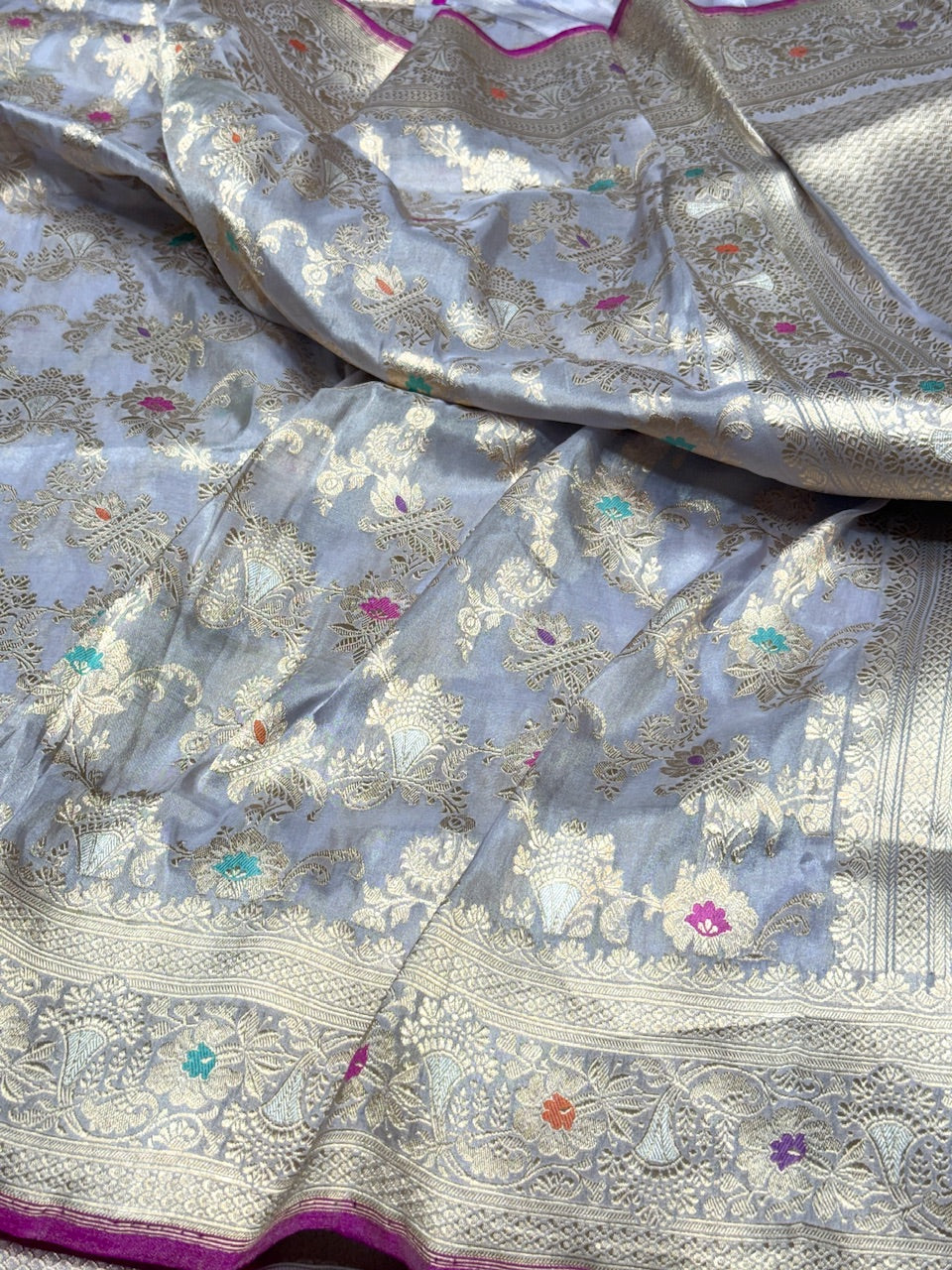 Handwoven Banarasi Pure Tissue Saree