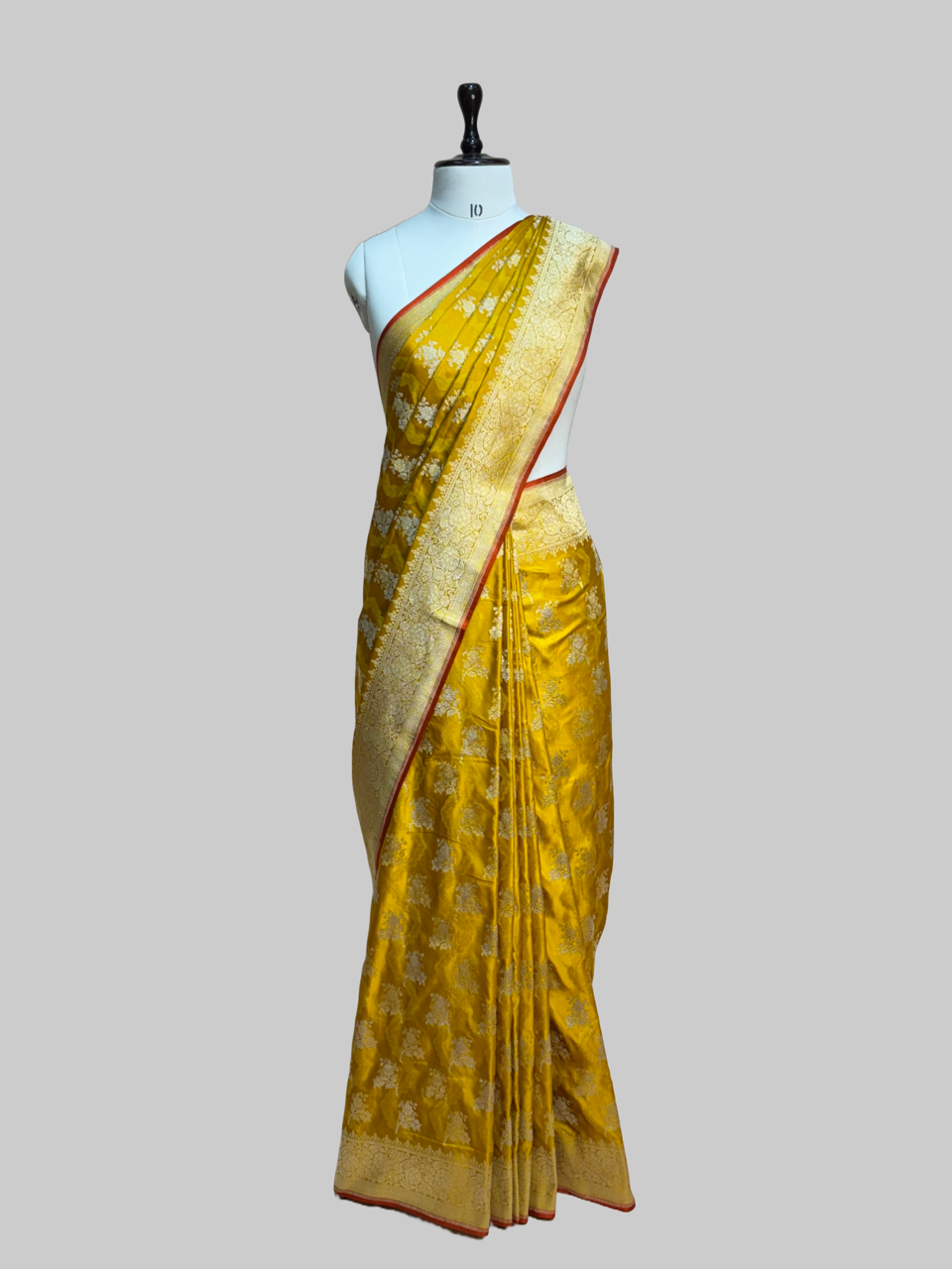 Handwoven Banarasi Satin Tanchoi Silk Saree