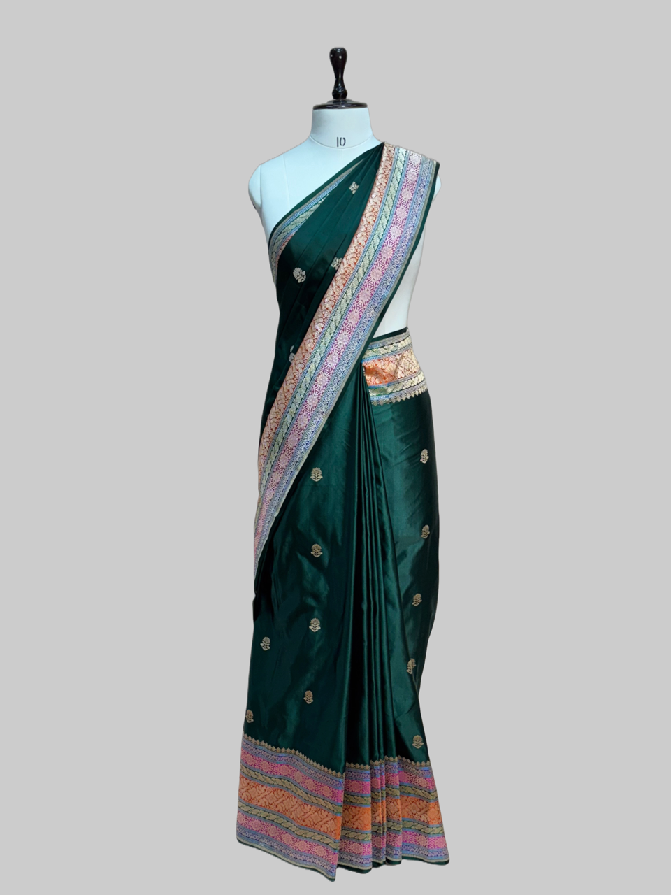 Handwoven Banarasi Pure Mashru Satin Silk Saree