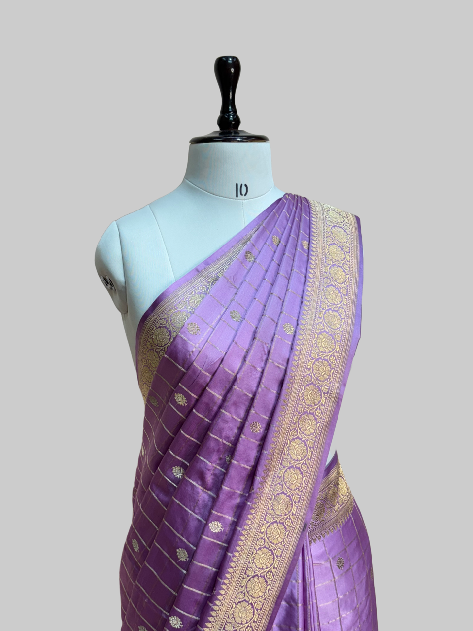Handwoven Banarasi Mashru Satin Silk Saree