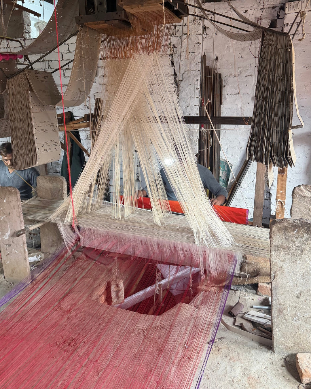 How an Indian Handloom Saree Is Made: The Weaving Process Explained