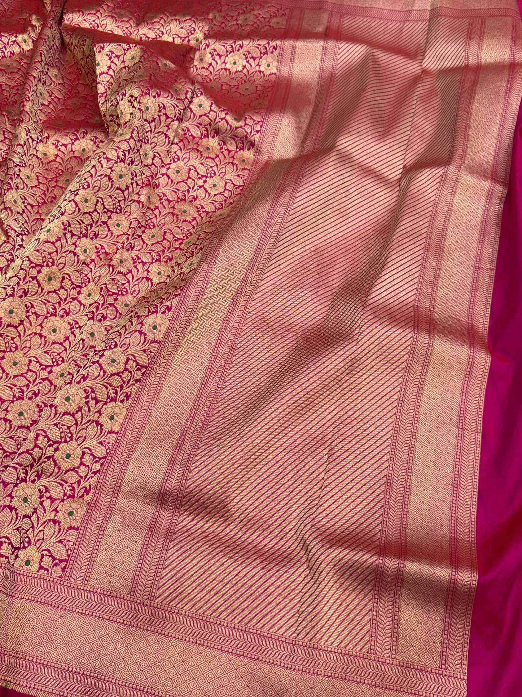 Banarasi Minakari Pure Katan Silk Brocade Saree