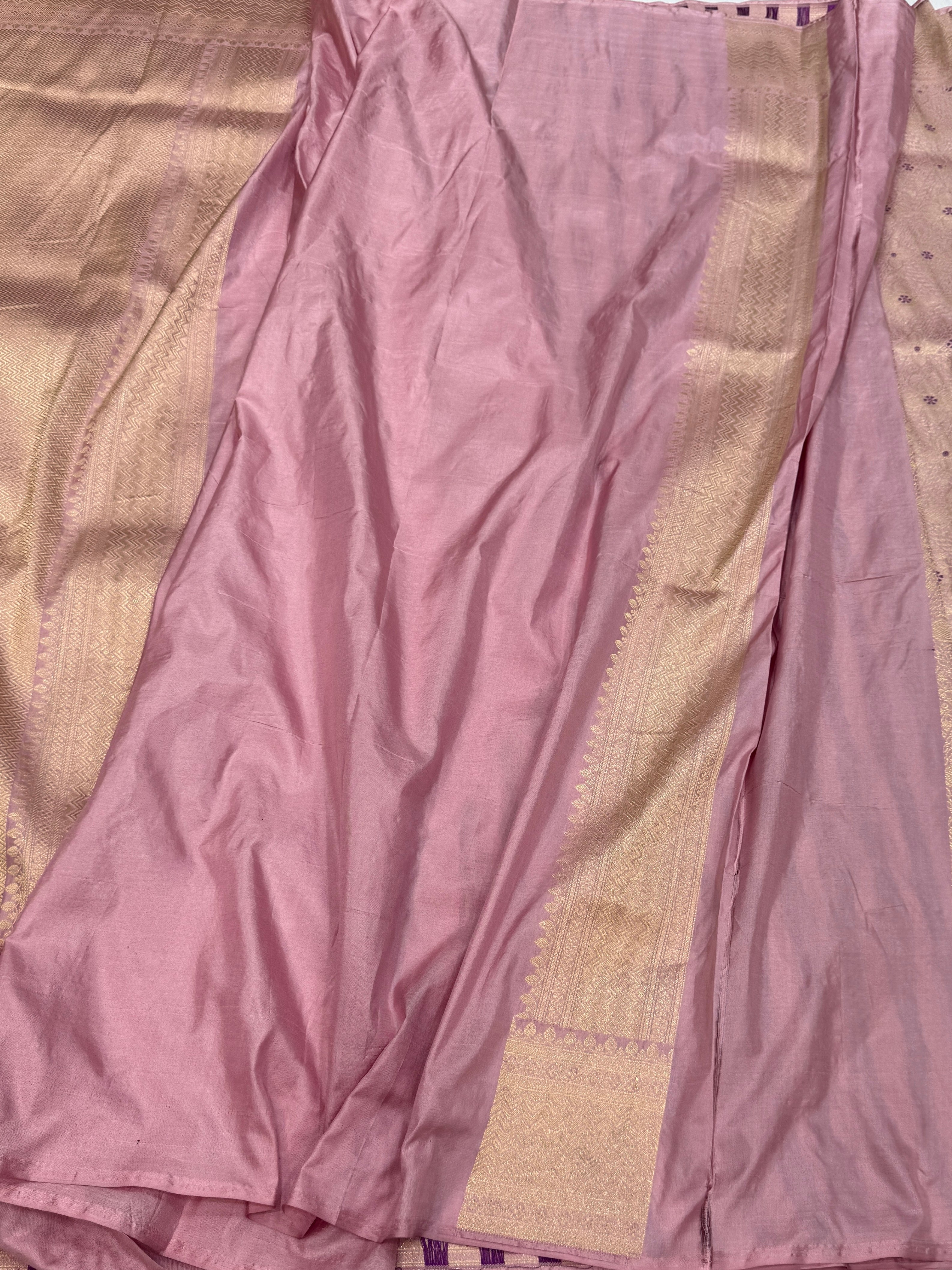 Banarasi Minakari Pure Katan Silk Brocade Saree – Rich Traditional Brocade Weave