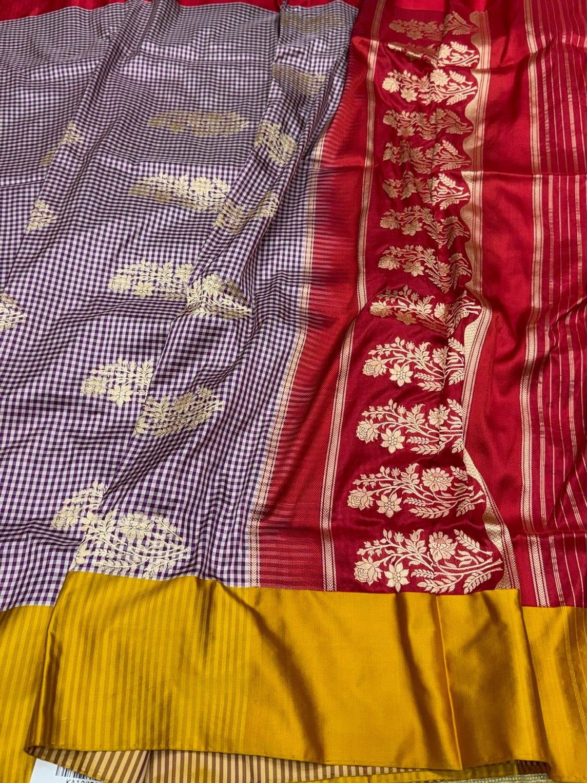 Red Handwoven Pure Banarasi Silk Saree