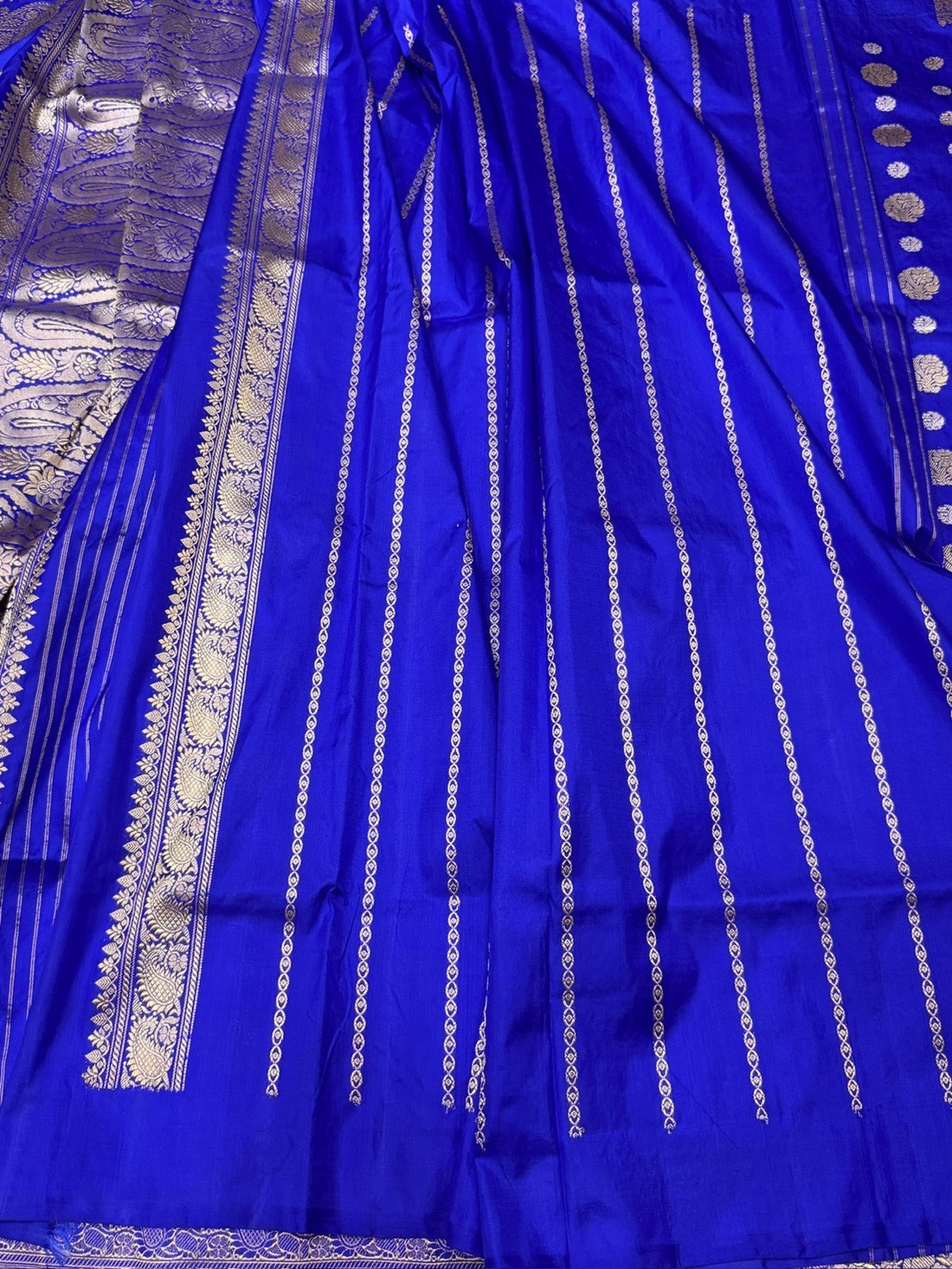 Royal Blue Handwoven Pure Banarasi Silk Saree