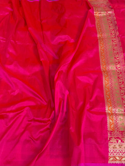 Banarasi Minakari Pure Katan Silk Saree