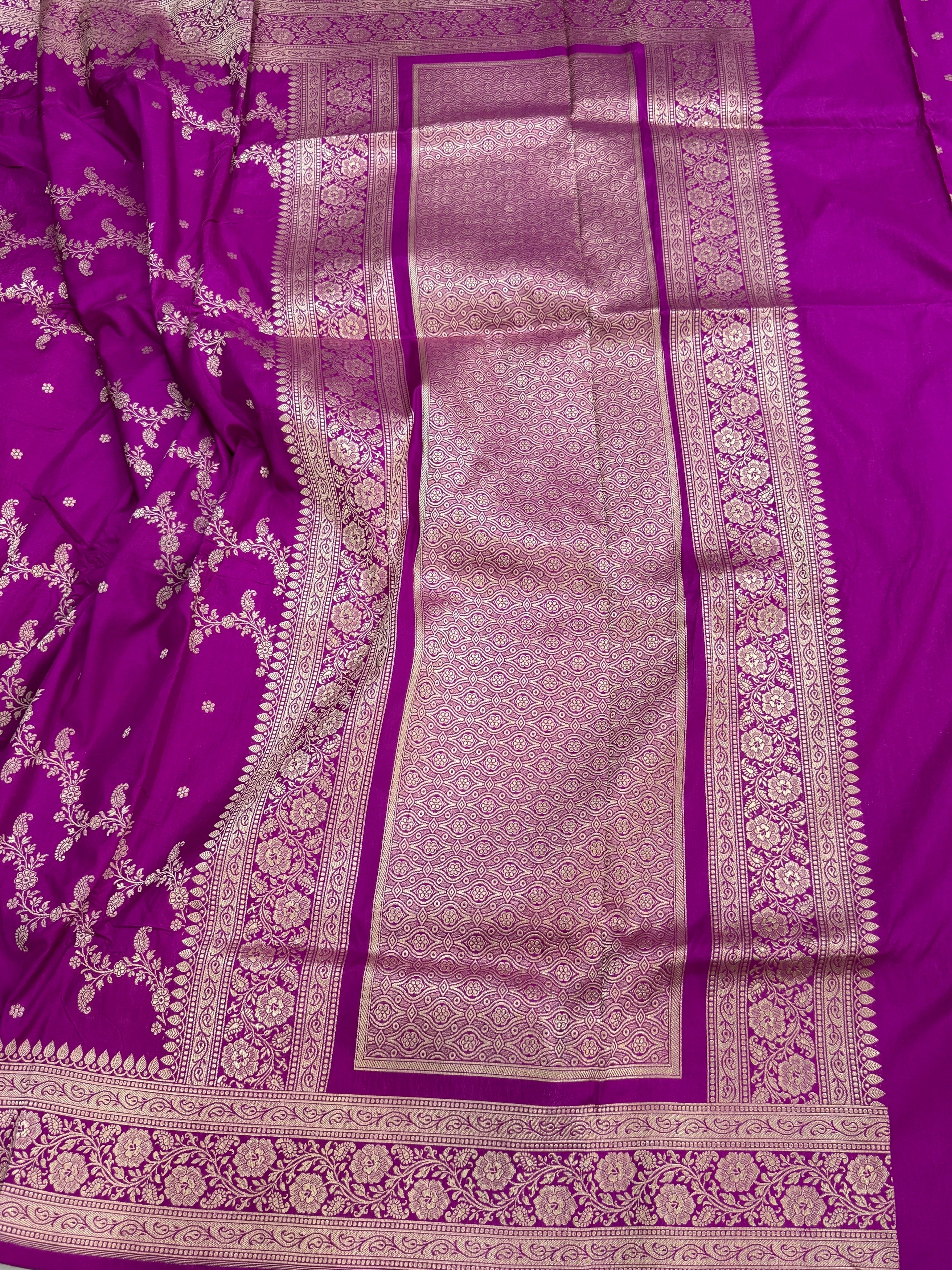 Banarasi Pure Katan Silk Saree | Pure Silk | Cutwork Technique | Banarasi Katan Silk Saree