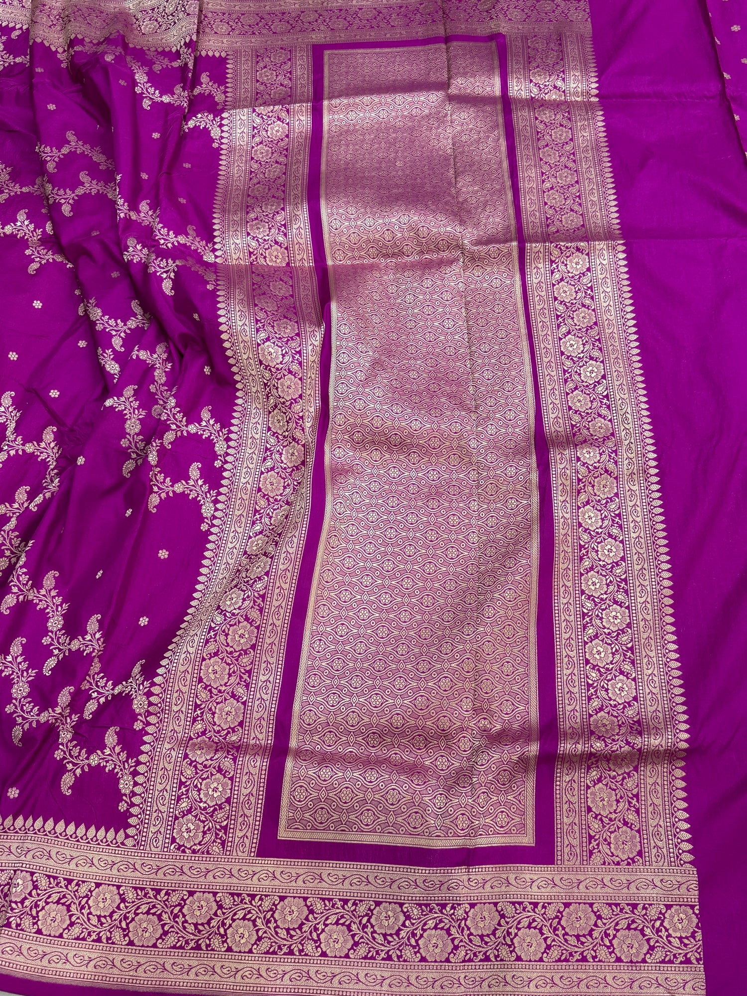 Banarasi Pure Katan Silk Saree | Pure Silk | Cutwork Technique | Banarasi Katan Silk Saree