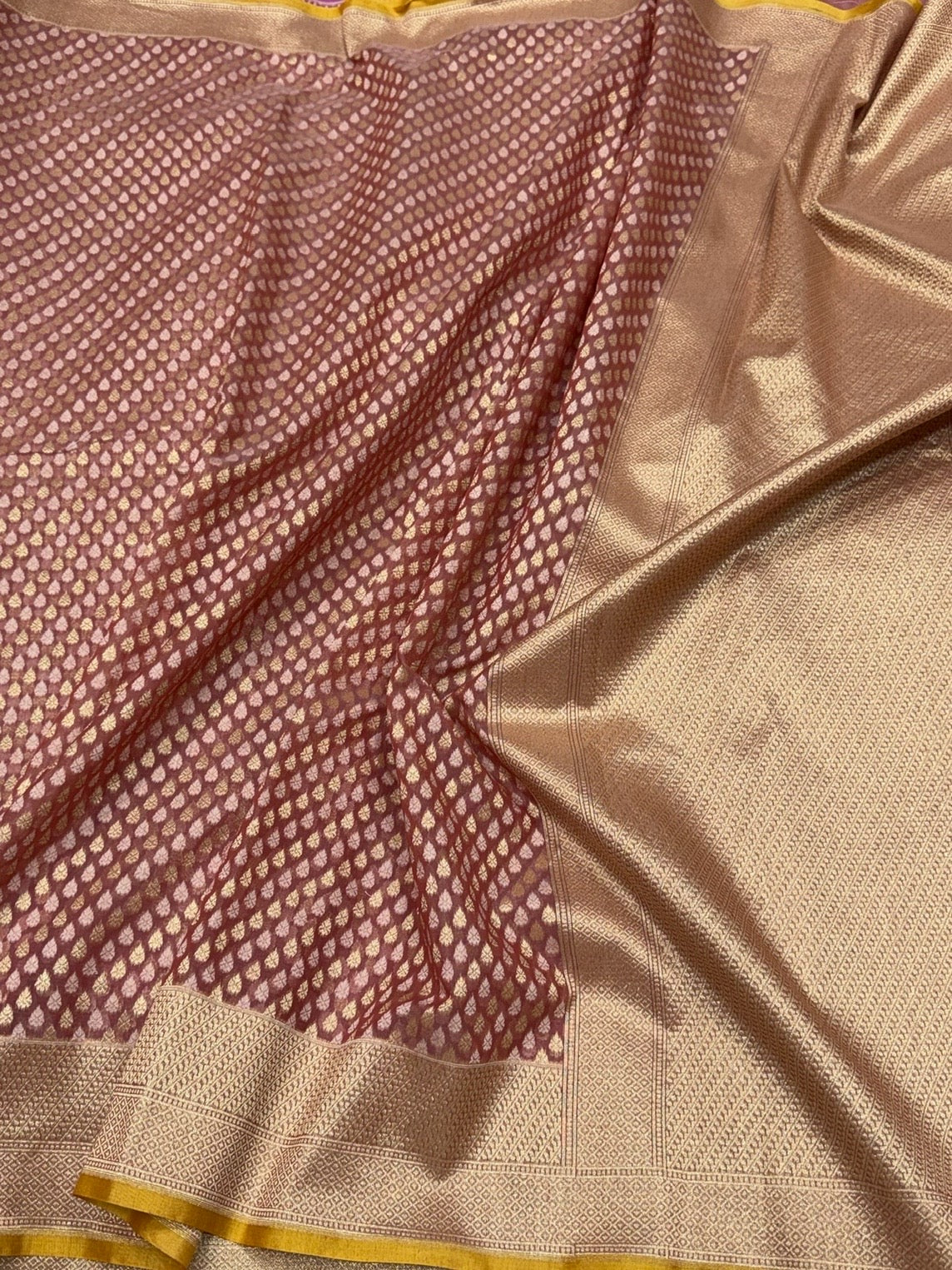 Banarasi Pure Kora Cotton Saree