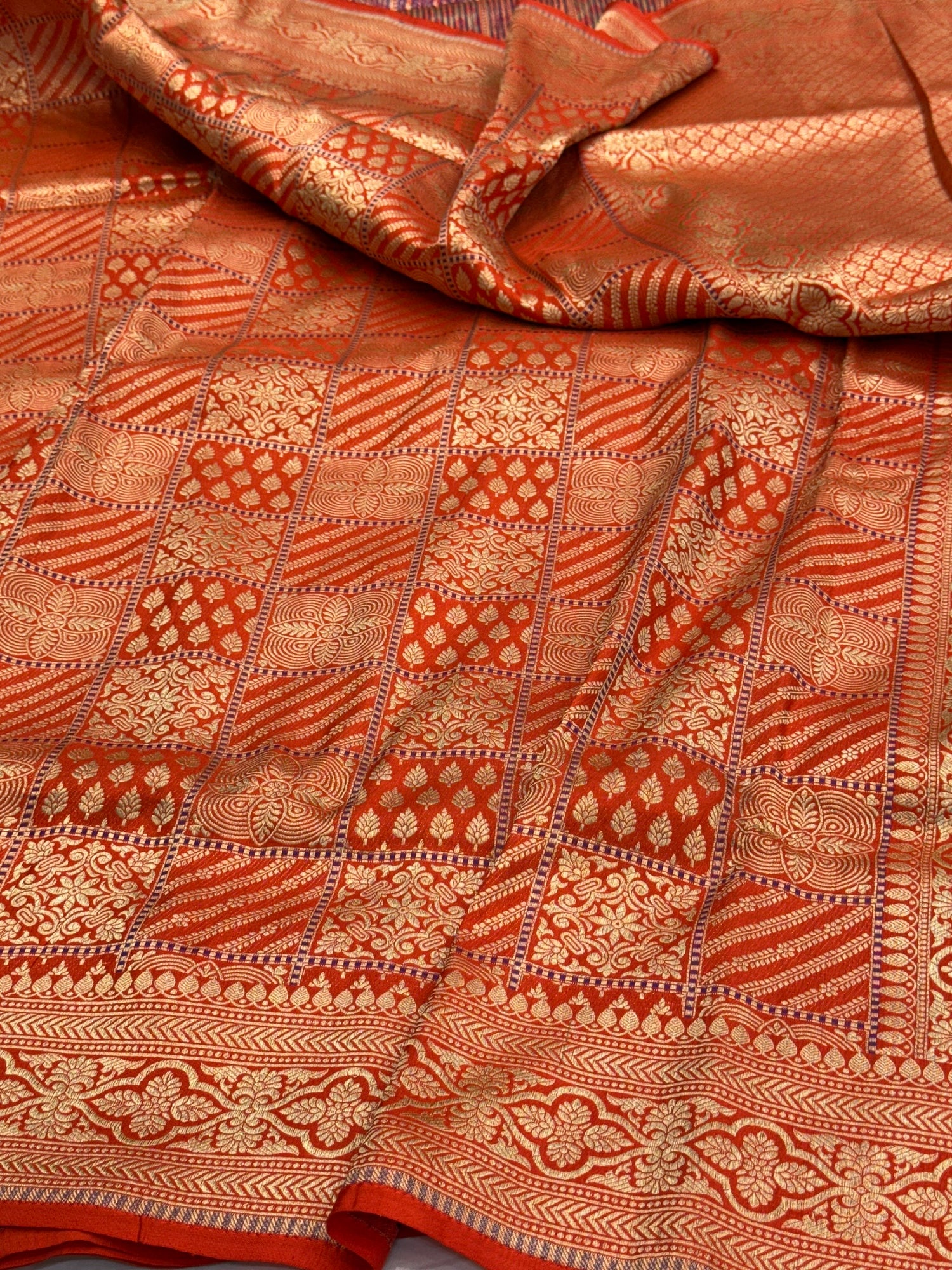 Banarasi Minakari Pure Silk Brocade Saree