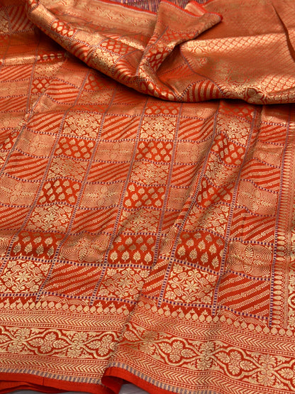 Banarasi Minakari Pure Silk Brocade Saree