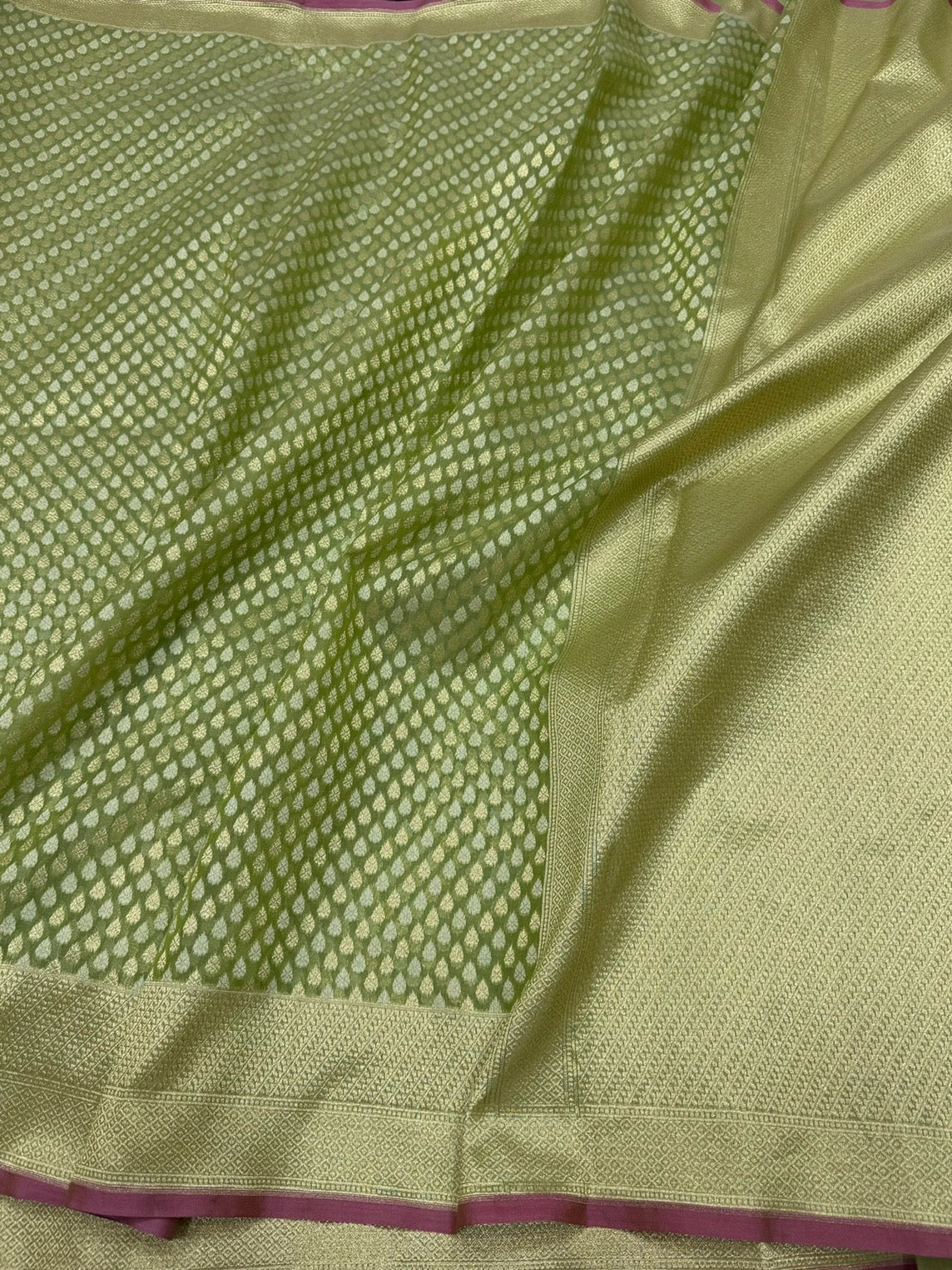 Banarasi Pure Kora Cotton Saree