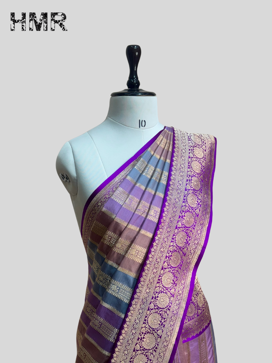 Multicolour Banarasi Pure Katan Silk Saree
