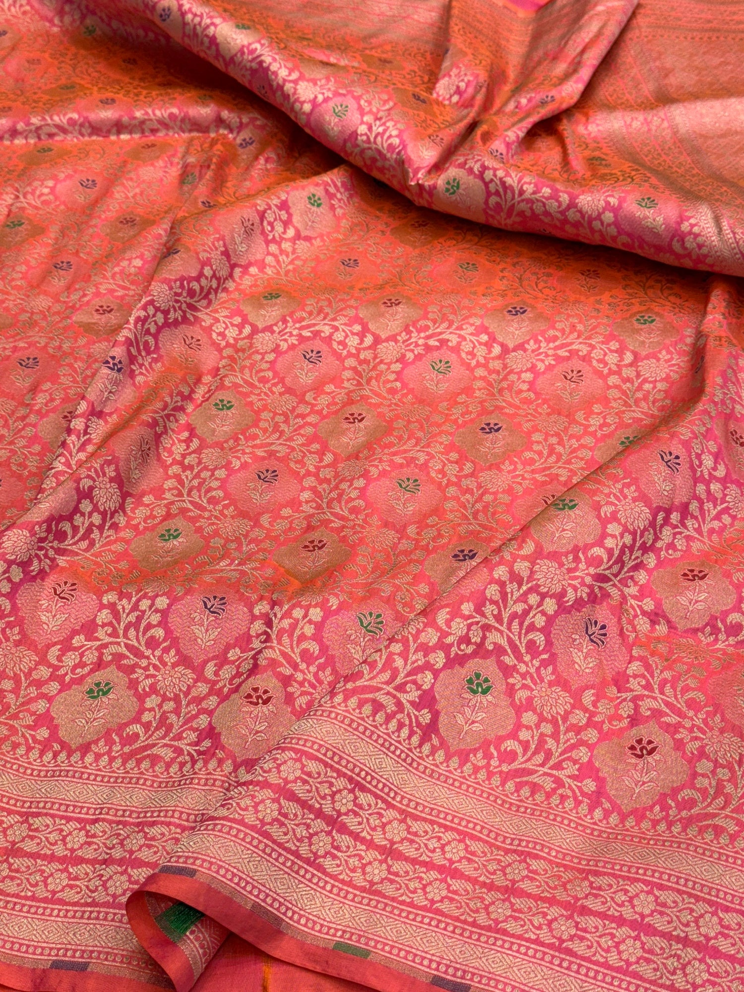 Banarasi Minakari Pure Silk Brocade Saree