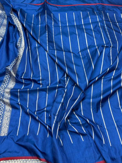 Royal Blue Handwoven Ektara Silk Saree