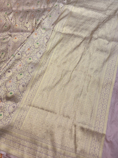 Banarasi Minakari Pure Silk Brocade Saree