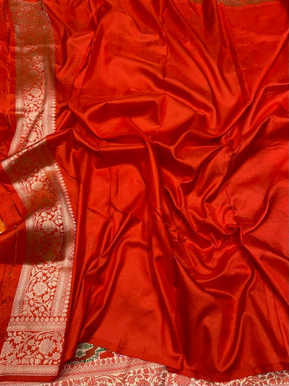 Multicolour Banarasi Pure Silk Saree