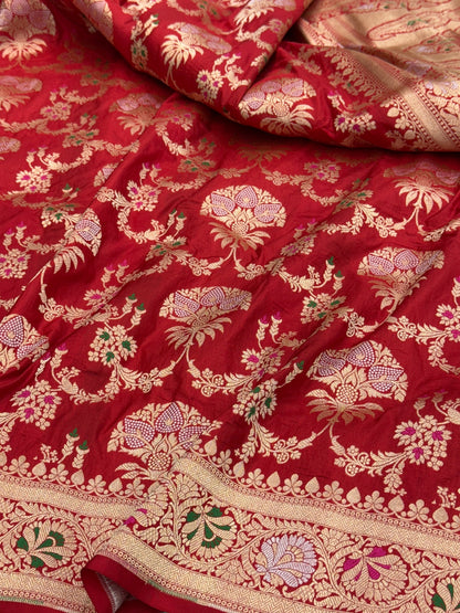 Banarasi Minakari Pure Silk Saree