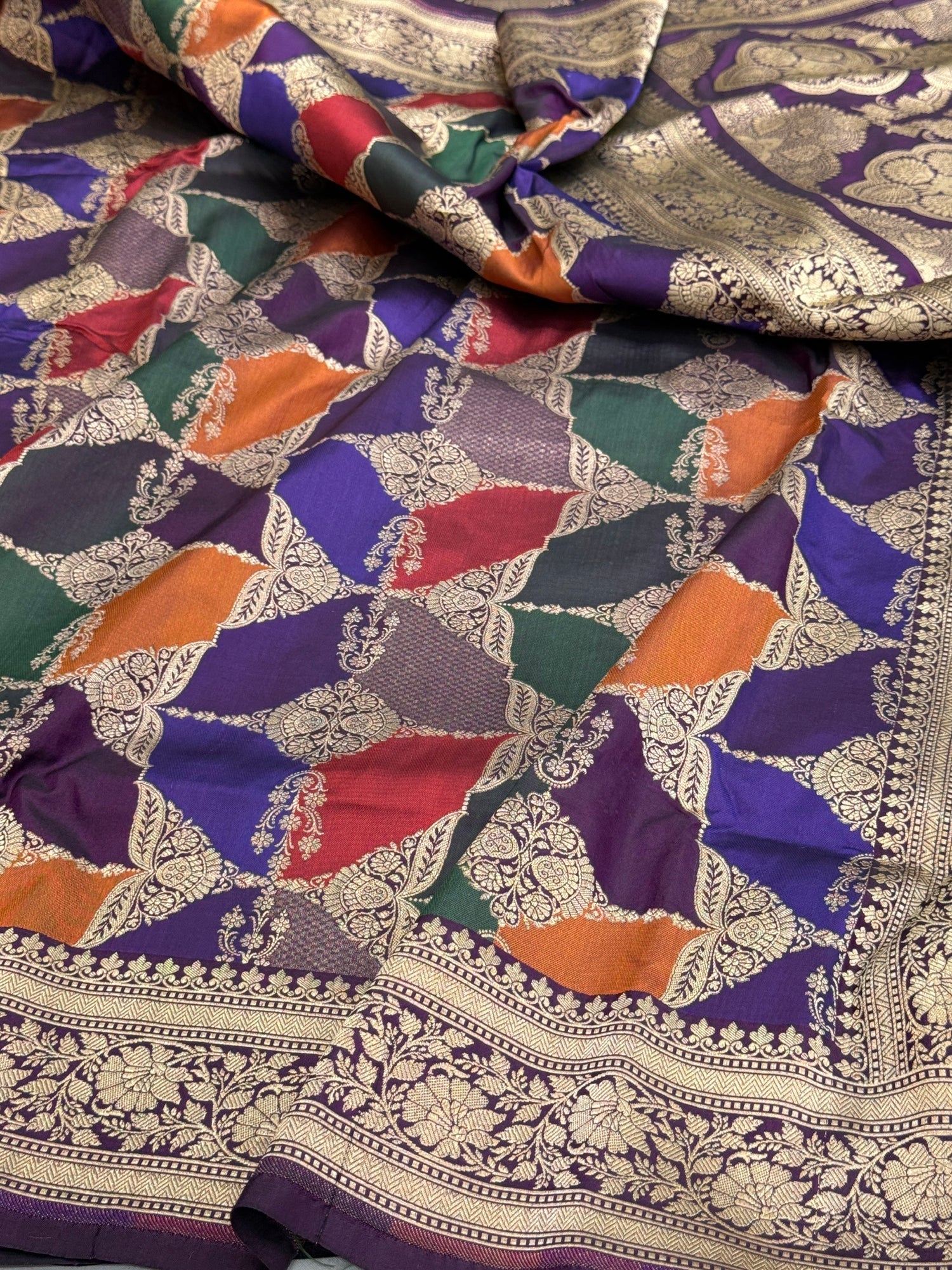 Banarasi Pure Rangkaat Silk Saree