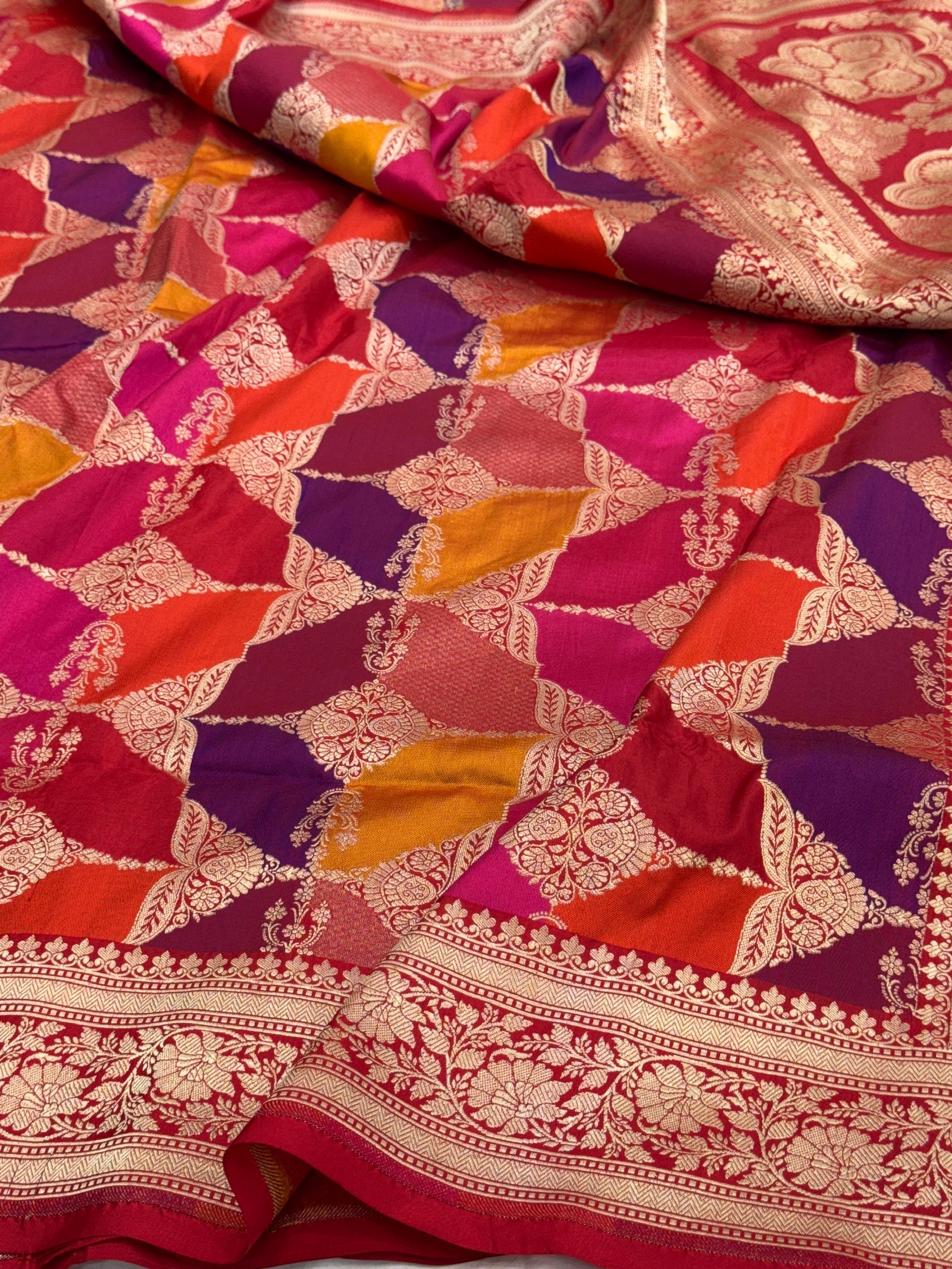 Banarasi Pure Rangkaat Silk Saree