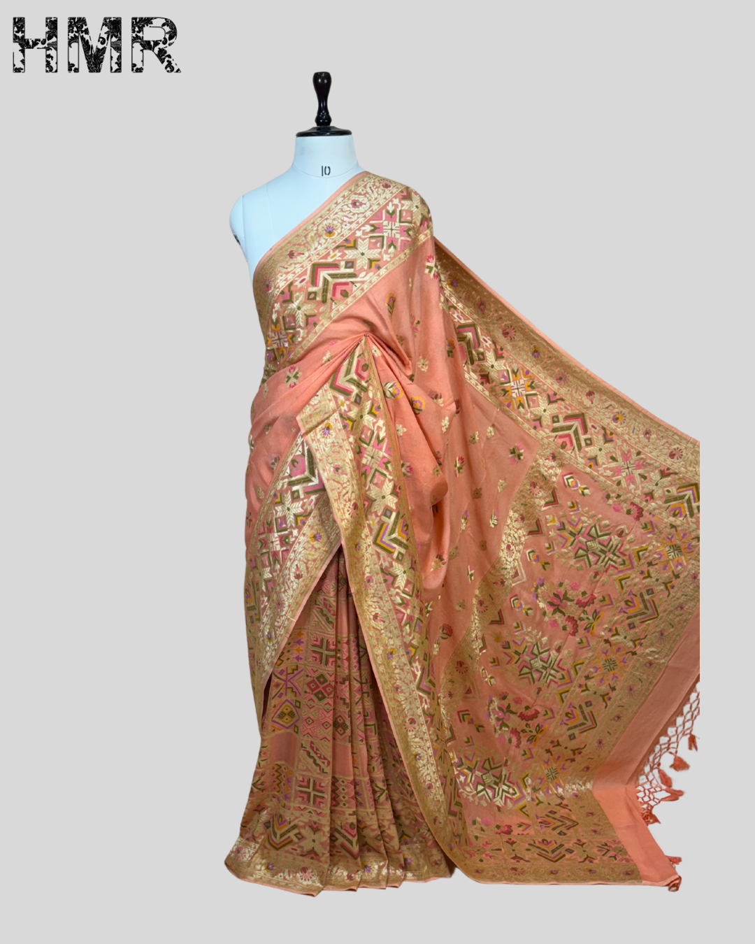 Sea GreenBanarasi Pure Chiffon Georgette Saree