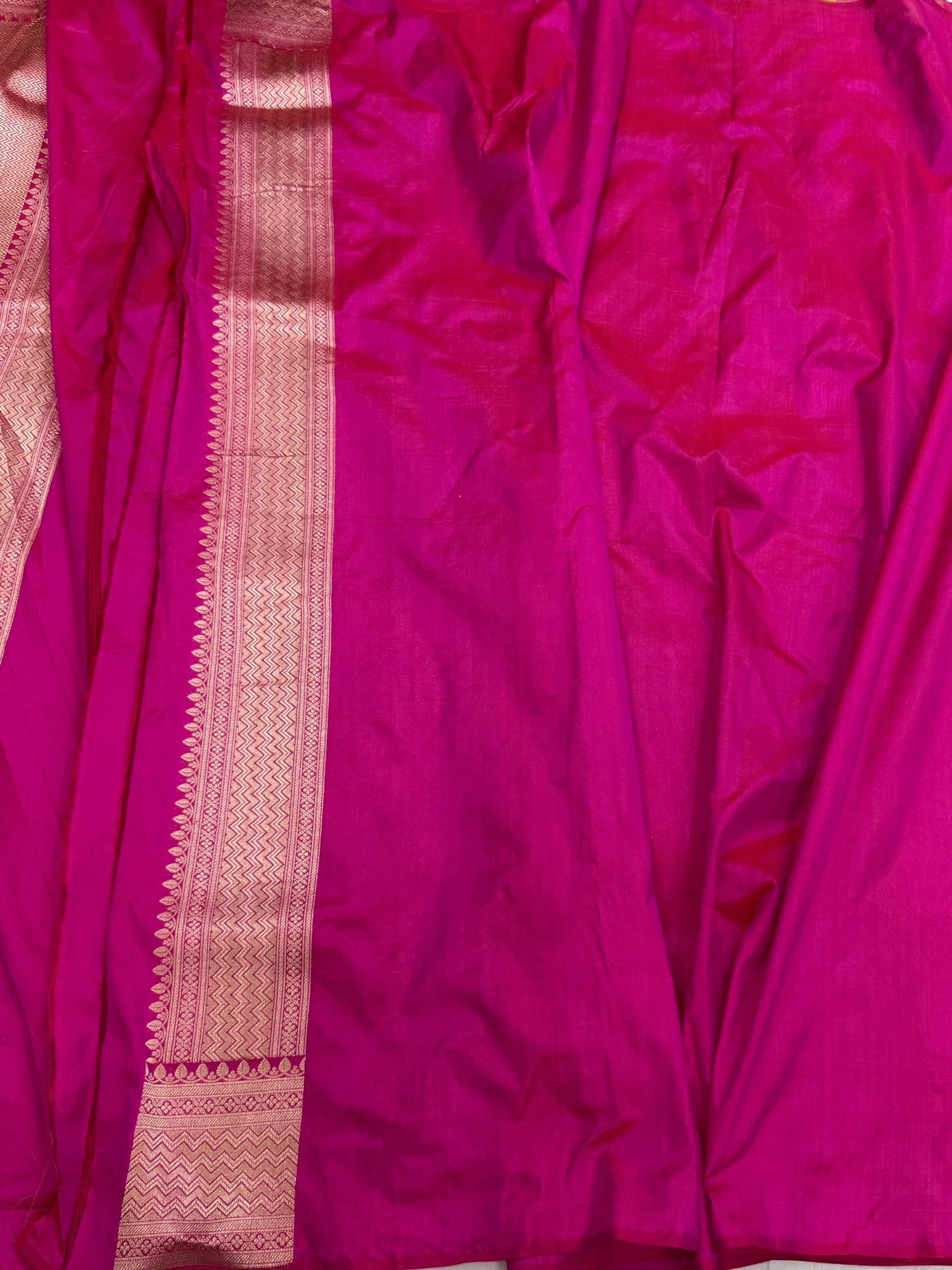 Banarasi Minakari Pure Katan Silk Brocade Saree β Rich Traditional Brocade Weave